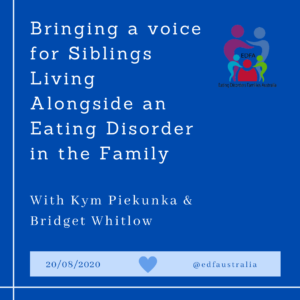 Bringing a voice for siblings living alongside an eating disorder