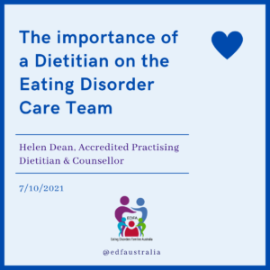 Dieticians in Eating Disorder Recovery