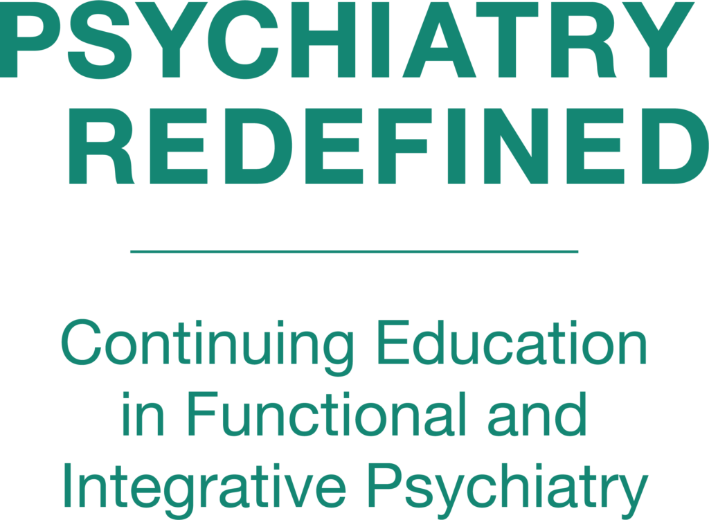 Psychiatry Redefined is an educational platform offering training in functional and integrative psychiatry