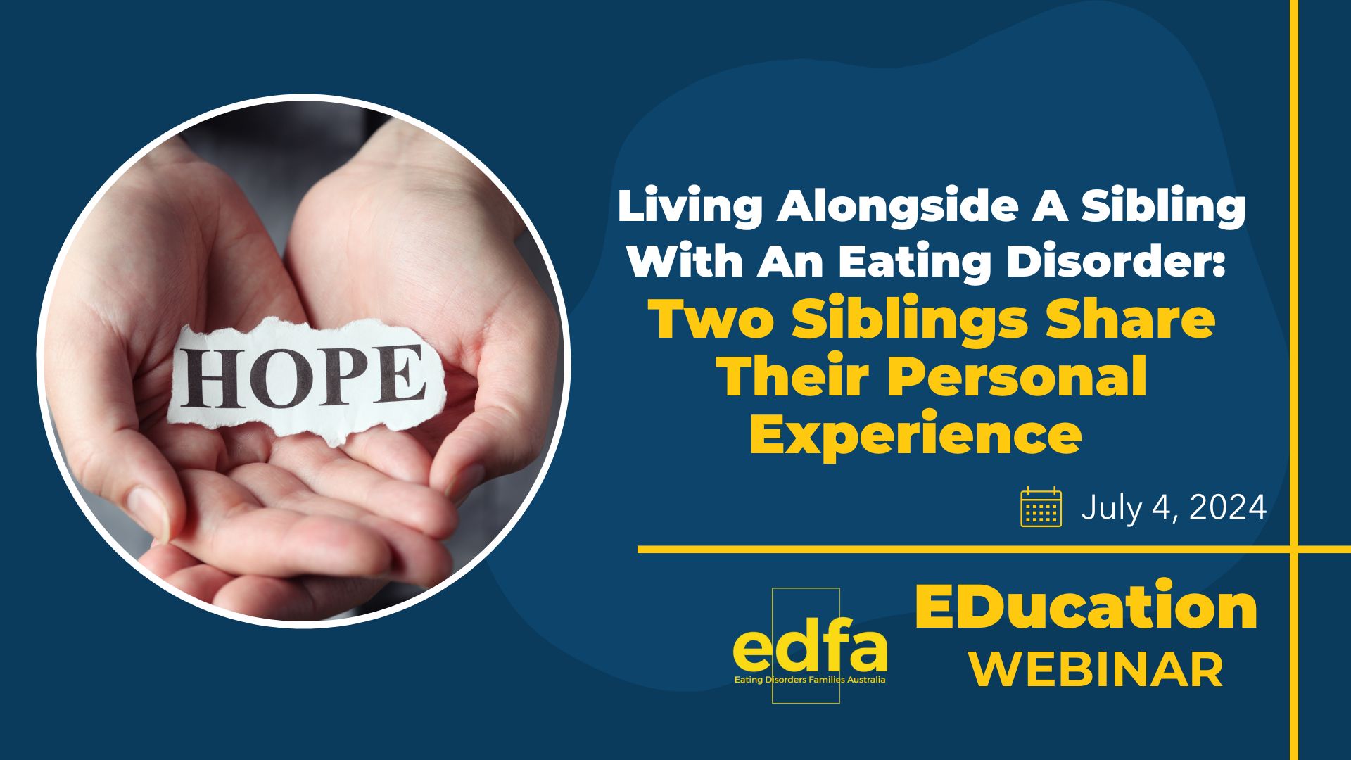 Living Alongside A Sibling With An Eating Disorder: Two Siblings Share Their Personal Experience